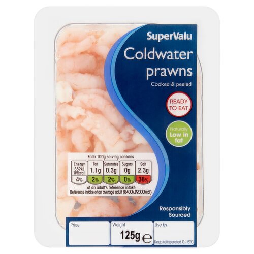 SuperValu Coldwater Prawns (125 g)