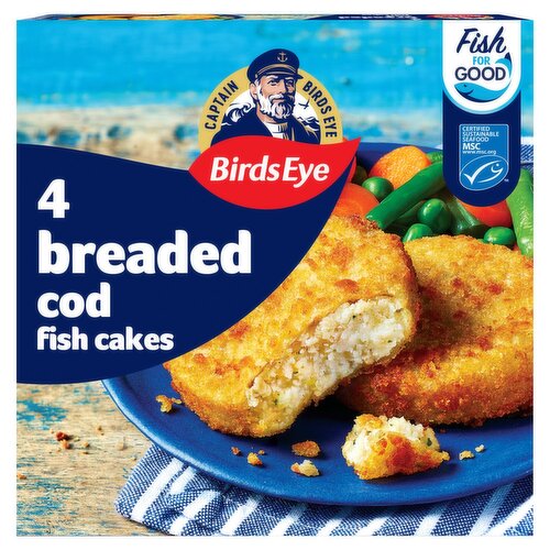 Birds Eye Breaded Cod Fish Cakes 4 Pack (198 g)