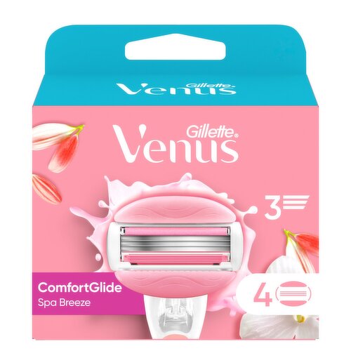 Gillette Venus Spa Breeze Blades 4's (4 Piece)