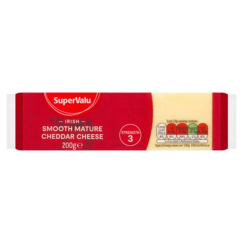 SuperValu Smooth Mature White Cheddar (200 g)