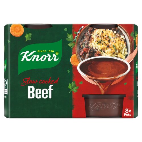 Knorr Beef Stock Pot 8 Pack (224 g)