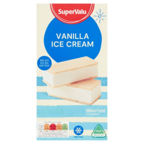 SuperValu Vanilla Ice Cream (568 ml)