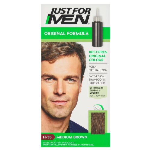 Just for Men Medium Brown H35 Hair Colour (110 g)