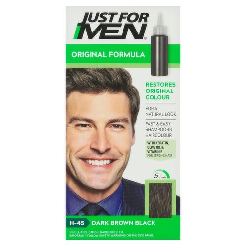 Just For Men Dark Brown Black H-45 Haircolour (110 g)