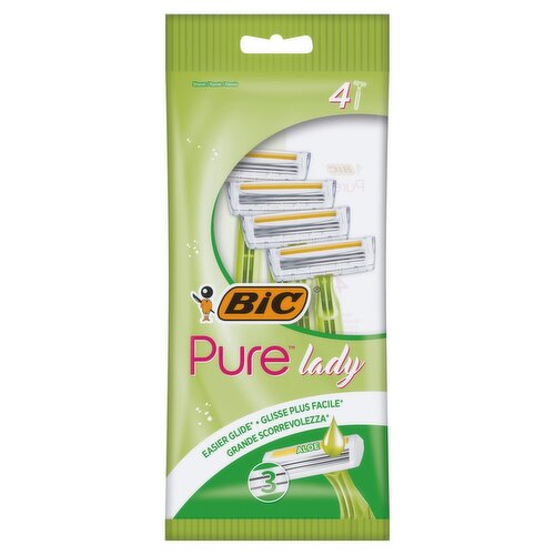 Bic Lady Pure 3 Razors (4 Piece)