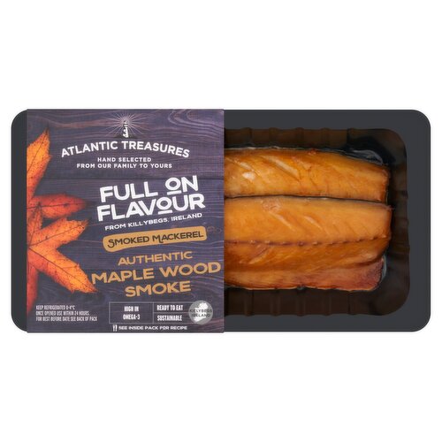 Atlantic Treasures Maple Wood Smoked Mackerel (170 g)