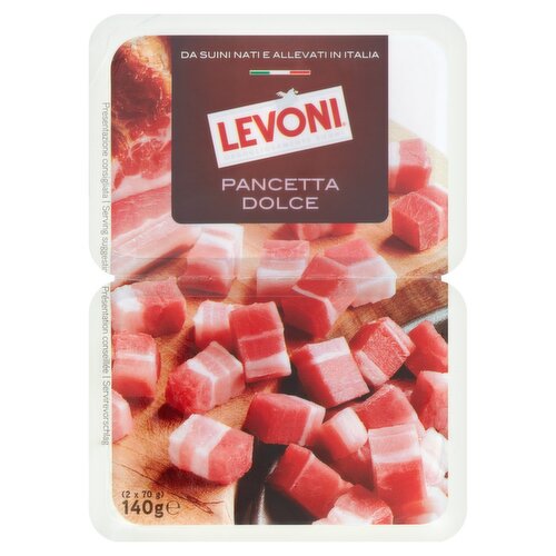 Levoni Diced Pancetta Dolce (140 g)