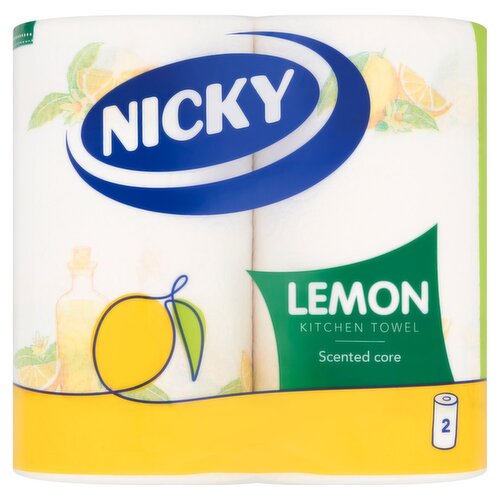 Nicky Lemon Kitchen Towel (2 Roll)