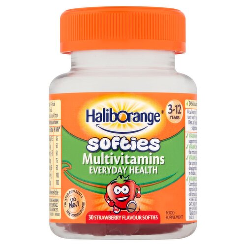 Halibornage Multivitamin Strawberry Flavoured Softies (30 Piece)