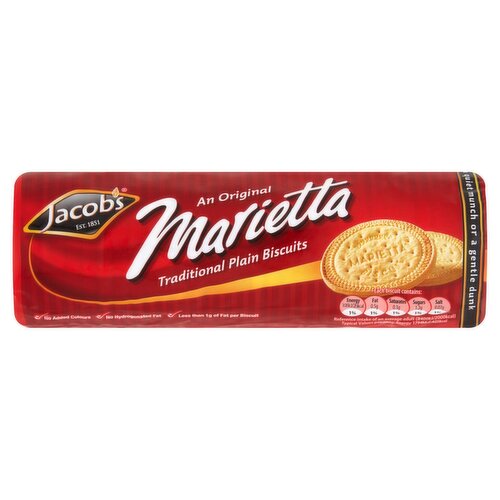 Jacob's Marietta Traditional Plain Biscuits (200 g)