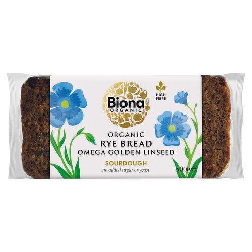 Biona Organic Rye Bread With Linseed Gold (500 g)