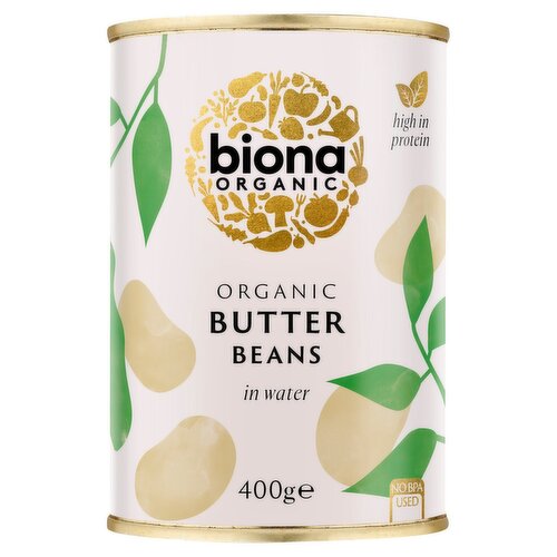 Biona Organic Butter Beans in Water (400 g)