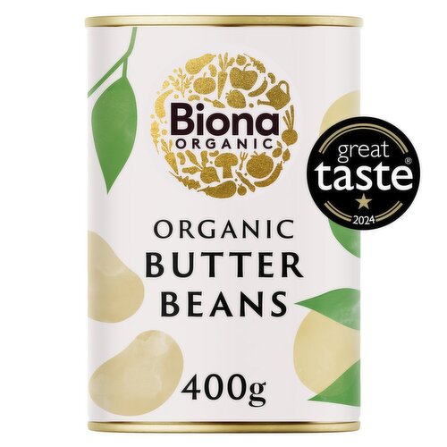 Biona Organic Butter Beans in Water (400 g)