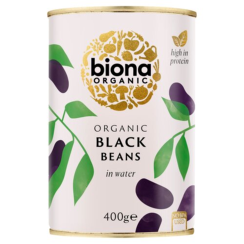 Biona Organic Black Beans in Water (400 g)