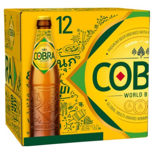 Cobra Bottles 12 Pack (330 ml)