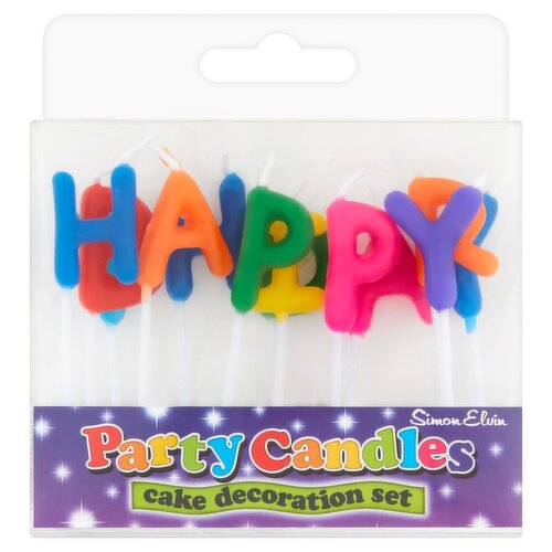 Simon Elvin Happy Birthday Party Candles Cake Decoration Set (1 Piece)