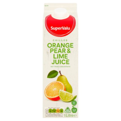 SuperValu Not From Concentrate Orange. Pear.Lime (1 L)