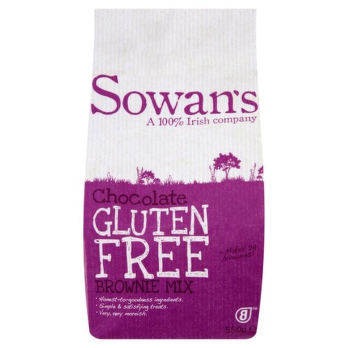 Sowans Gluten Free Chocolate Brownie Mix (550 g)