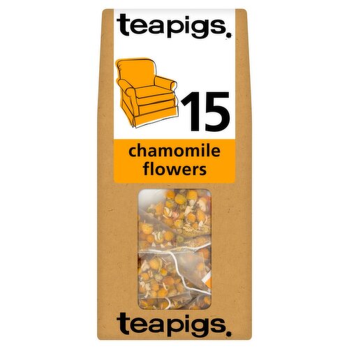 Teapigs Chamomile Flowers Tea (15 Piece)