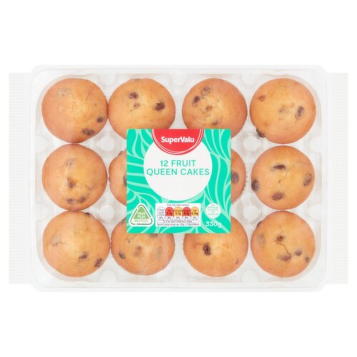 SuperValu Fruit Queen Cakes 12 Pack (330 g)