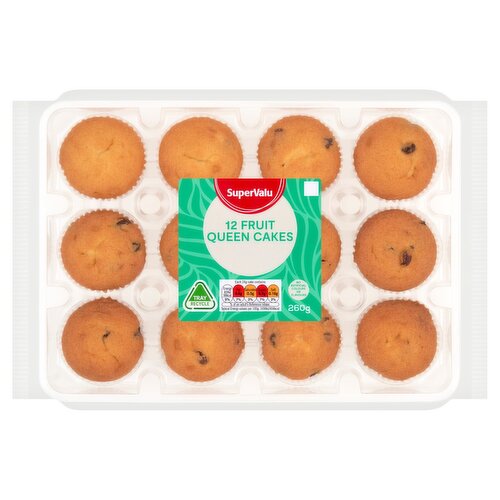 SuperValu Fruit Queen Cakes 12 Pack (260 g)