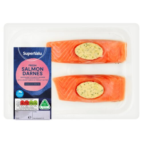 SuperValu Salmon Darnes with Garlic Butter x2  (240 g)