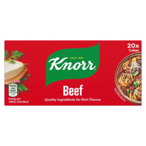 Knorr Beef Stock Cubes 20 Pack (200 g)