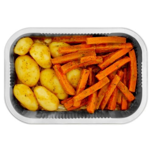 Freshly Prepared Garlic Baby Potatoes & Veg (1 Piece)