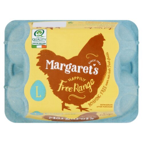 Margaret's Free Range Large Eggs (6 Piece)