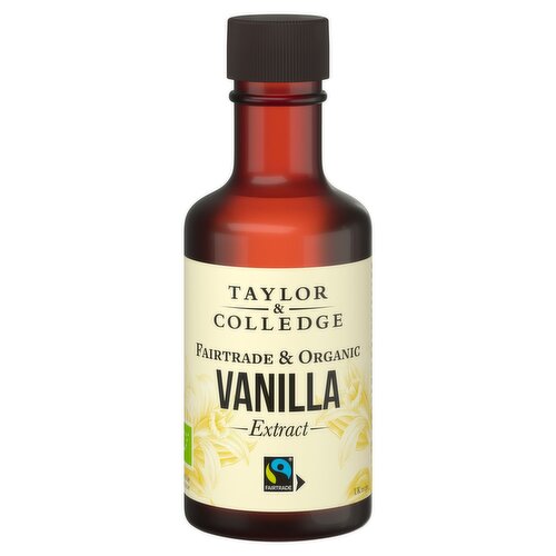 Taylor & Colledge Fairtrade Organic Vanilla Bean Extract (100 ml)