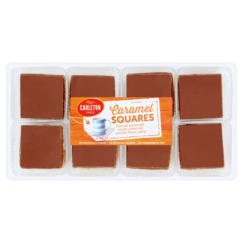 Careleton Caramel Squares 8 Pack (280 g)