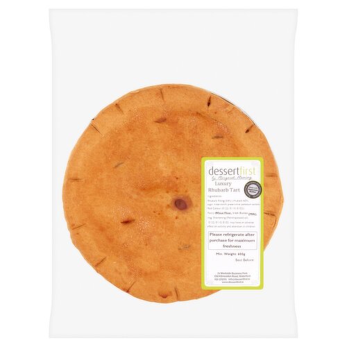 DessertFirst Luxury Rhubard Tart (600 g)