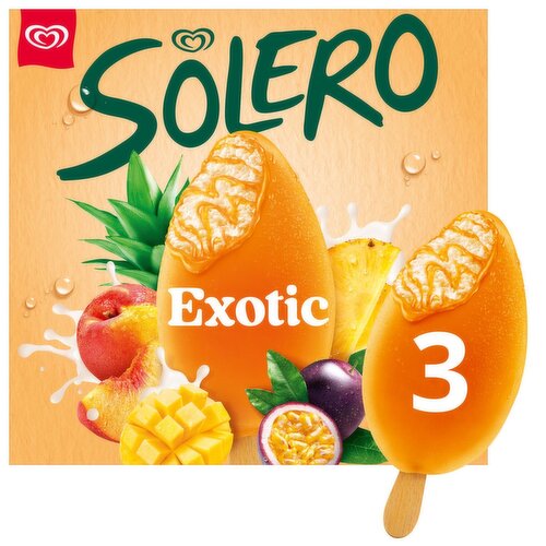 HB Solero Exotic Explosion Ice Lolly 3 Pack (270 ml)