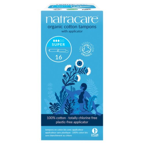 Natracare Org Super Tampon Applicator (20 Piece)