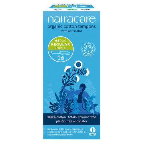 Natracare Regular Applicator Tampons 16 Pack (10.4 g)