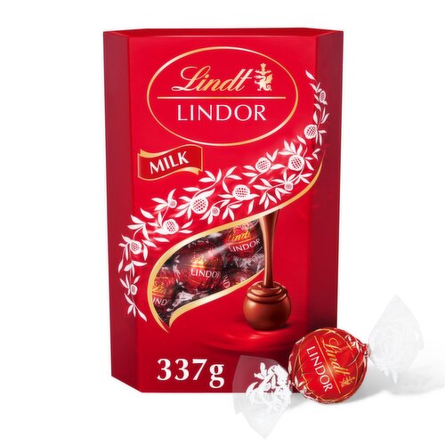 Lindt Lindor Milk Chocolate Truffles Carton (337 g)