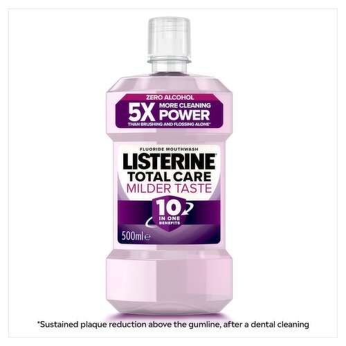 Listerine Total Care Milder Taste Mouthwash (500 ml)