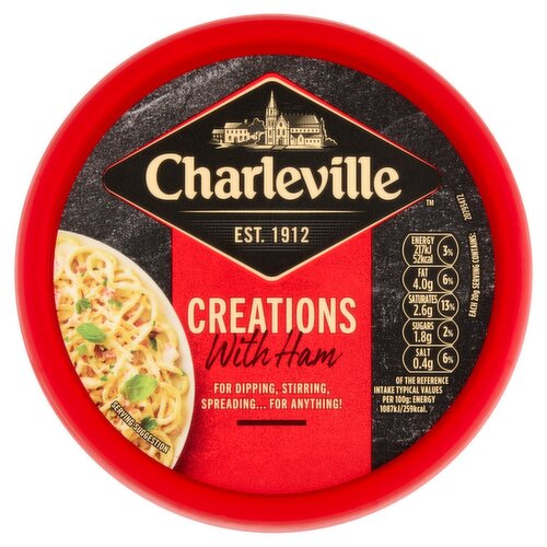 Charleville Spreadable Cheese with Ham (125 g)