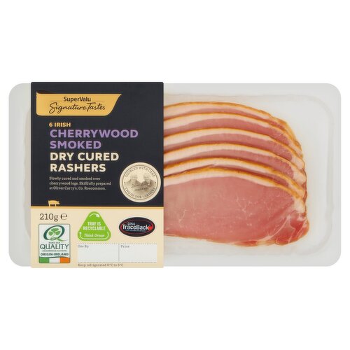 SuperValu Signature Tastes Cherrywood Smoked Dry Cured Rashers (210 g)