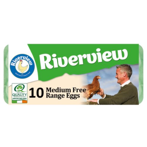 Riverview Free Range Eggs Medium 10Pce (10 Piece)