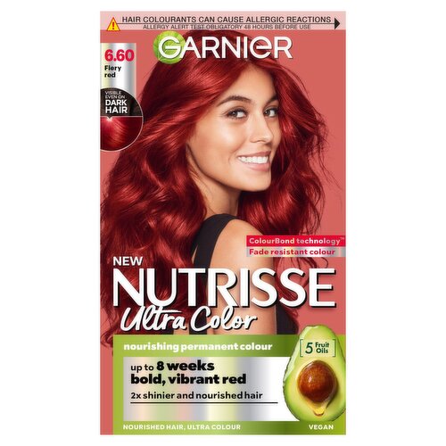 Garnier Nutrisse Crème Permanent Nourishing Fiery Red Hair Colour (1 Piece)