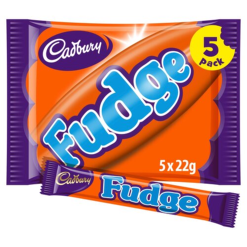 Cadbury Fudge Chocolate Bar 5 Pack (22 g)