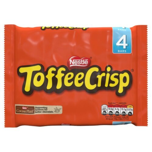 Toffee Crisp Bars 4 Pack (38 g)