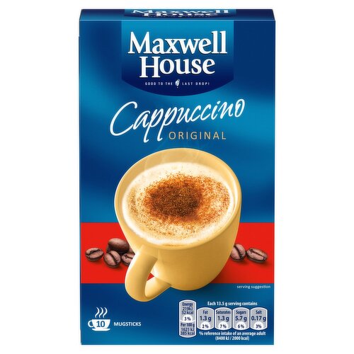 Maxwell House Cappuccino 10 Pack (135 g)
