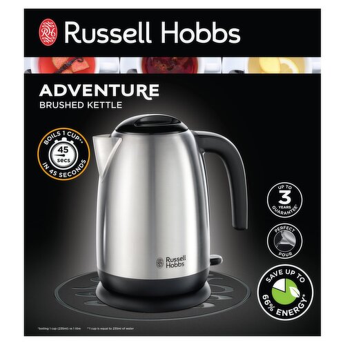 Russell Hobbs Staiinless Steel Kettle 1.7 Ltr (1.187 kg)