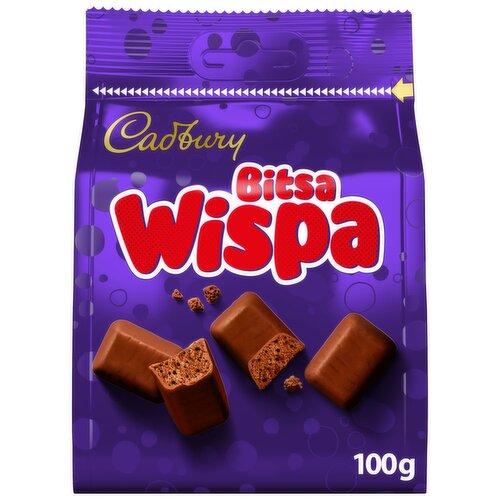 Cadbury Bitsa Wispa Chocolate Bag (100 g)