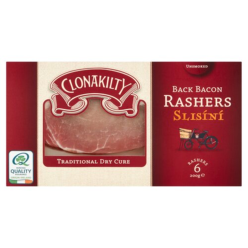 Clonakility Mild Cure Rashers (200 g)