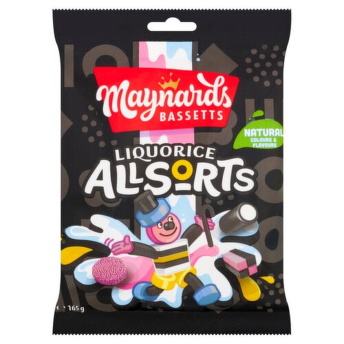 Maynards Bassetts Liquorice Allsorts Bag (165 g)