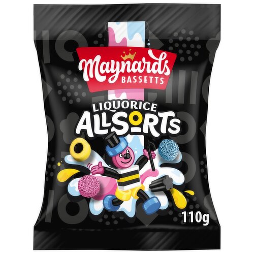 Maynards Bassetts Liquorice Allsorts Bag (110 g)