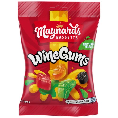 Maynards Bassetts Wine Gums Bag (130 g)